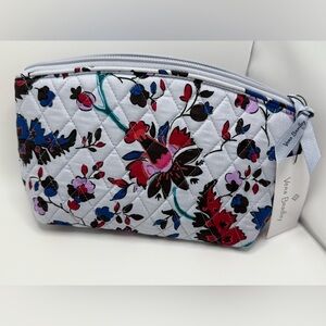 “Vera Bradley” Medium Travel Cosmetic Case- Vineyard Floral Pattern